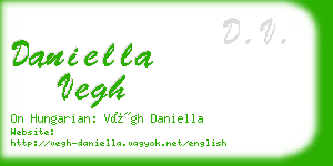 daniella vegh business card
